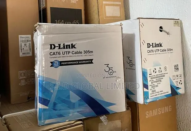 Certified D-link Cat6 Utp 305m – Reliable Performance Guaranteed. · Photo 1