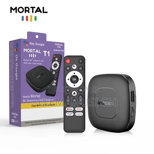 Mortal T1 Android Tv Box 16.0 Android Version · Photo 1