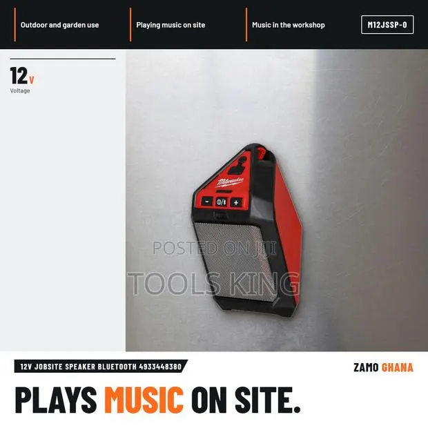 12V Jobsite Speaker Bluetooth - M12jssp-0 · Photo 1
