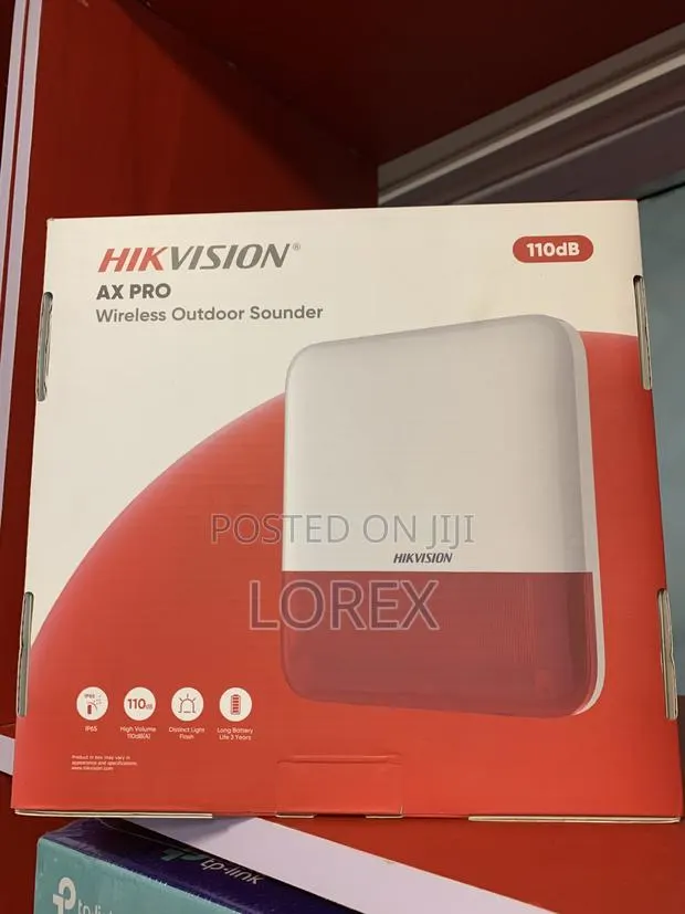 Hikvision Wireless External Siren Sounder Ax Pro Ds-Ps1-E-We · Photo 1