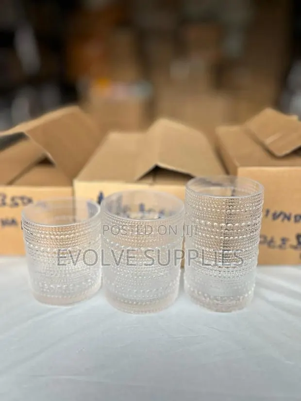 Hobnail Glass. ( 300ml, 400ml, 370ml) · Photo 1
