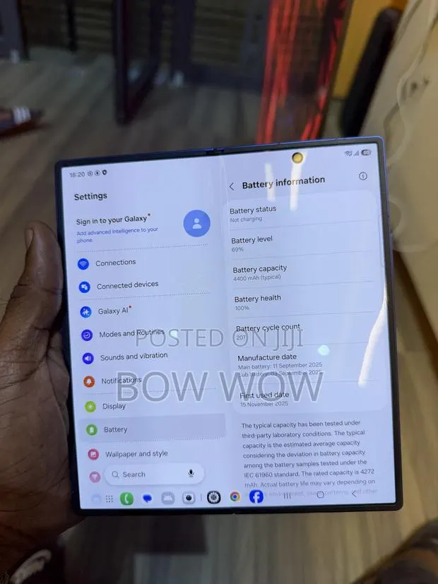 Samsung Galaxy Z Fold7 512 GB Blue