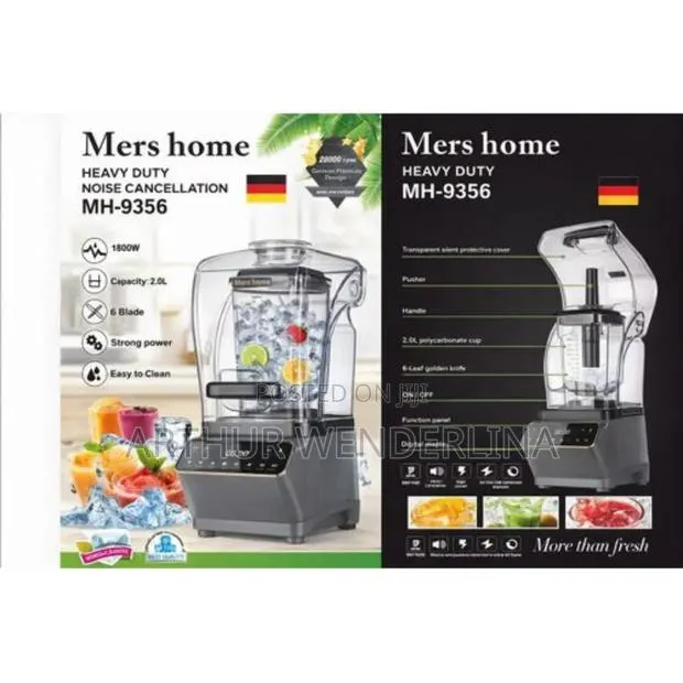 Mershome Blender Heavy Duty Noise Cancellation · Photo 1