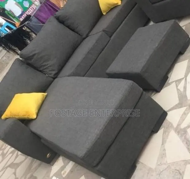 Durable Brand New L Shape Sofa Gray Colour · Photo 1