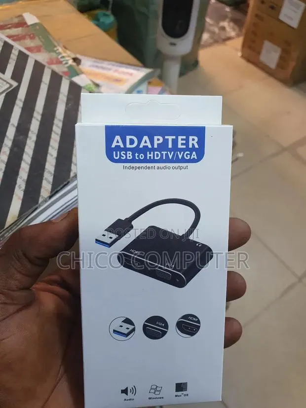 Usb to Hdmi + Vga Adapter · Photo 1