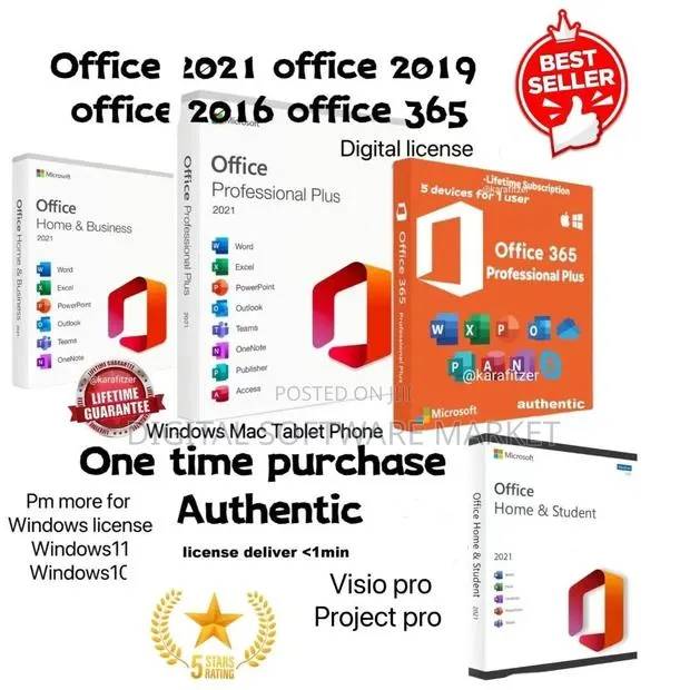 Any Version of Microsoft Office Suite for Windows/Mac · Photo 1