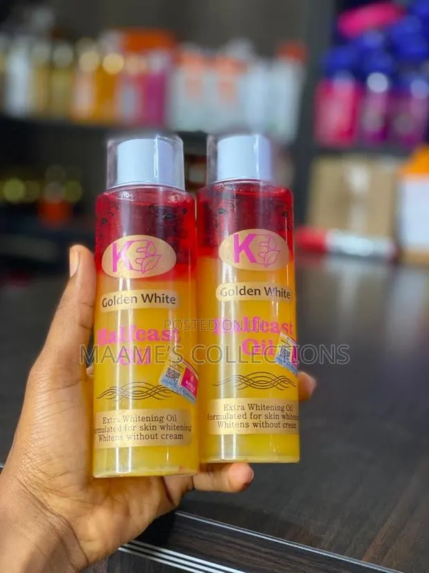 KE Golden White Halfcast Extra Whitening Oil ( GH₵ 150 Each ) · Photo 1