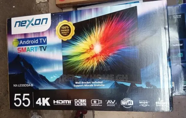 Nexxon 55 Inches Smart Android Uhd Tv – Wifi, Netflix Youtube · Photo 1