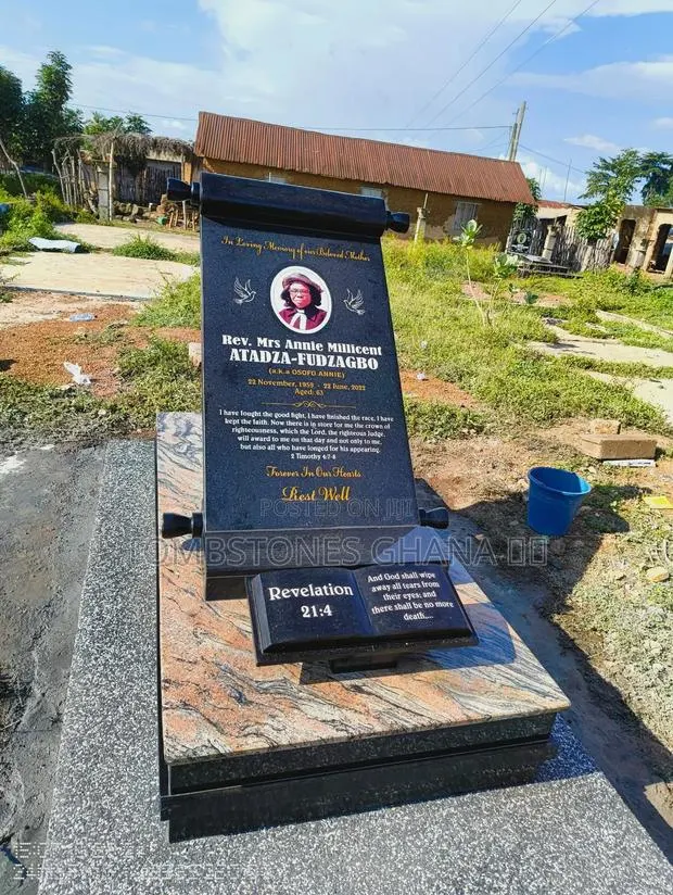Bible Tombstone Done at Sovie in Volta · Photo 1
