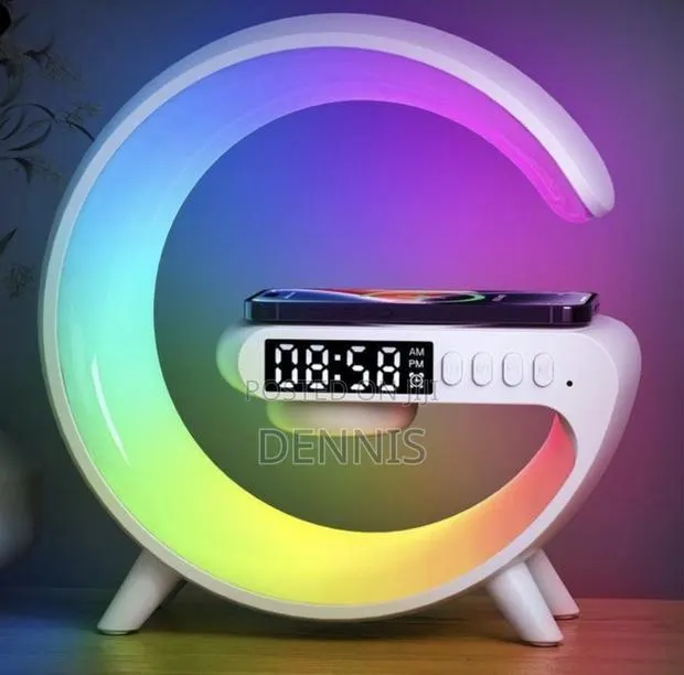 Wireless Fast Charging Speaker - Bluetooth 5.0, 15w, White · Photo 1