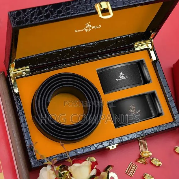 Men's Leather Belt Birthday Gift Box Package- Fast Delivery in 2 Hours · Photo 1