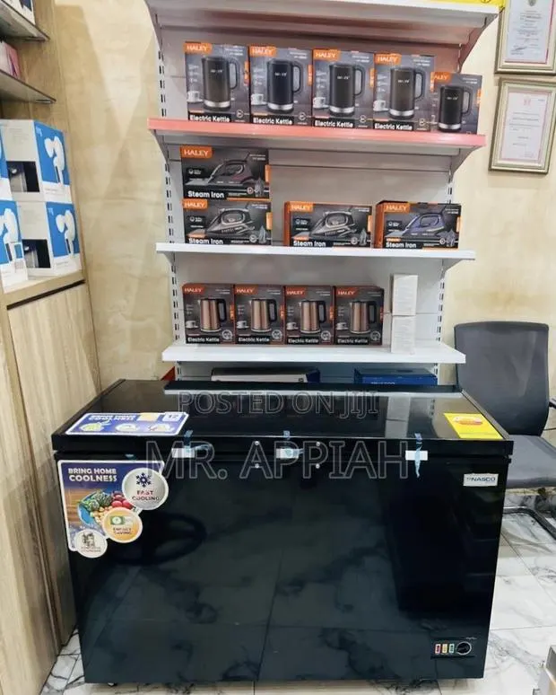 Quality Nasco 400l Nas475fl Chest Freezer With Glass Slide(Black) · Photo 1