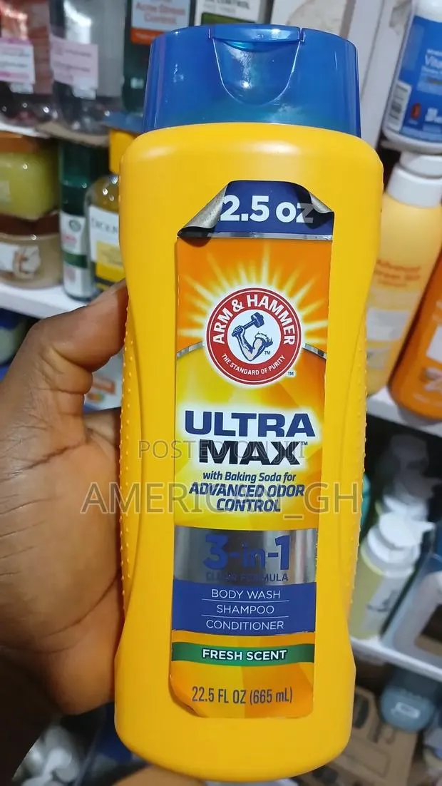 Arm and Hammer Ultra Max Body Wash Shampoo Conditioner, 665ml · Photo 1