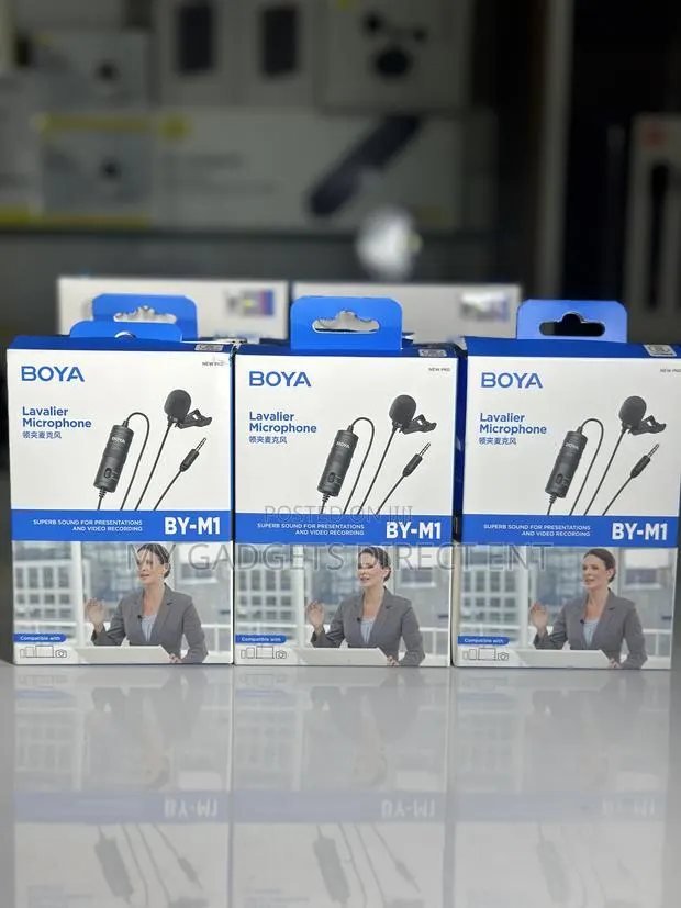 BOYA BY-M1 Lavalier Mic – 6M Clip-on Microphone, Phone Camera (66) · Photo 1