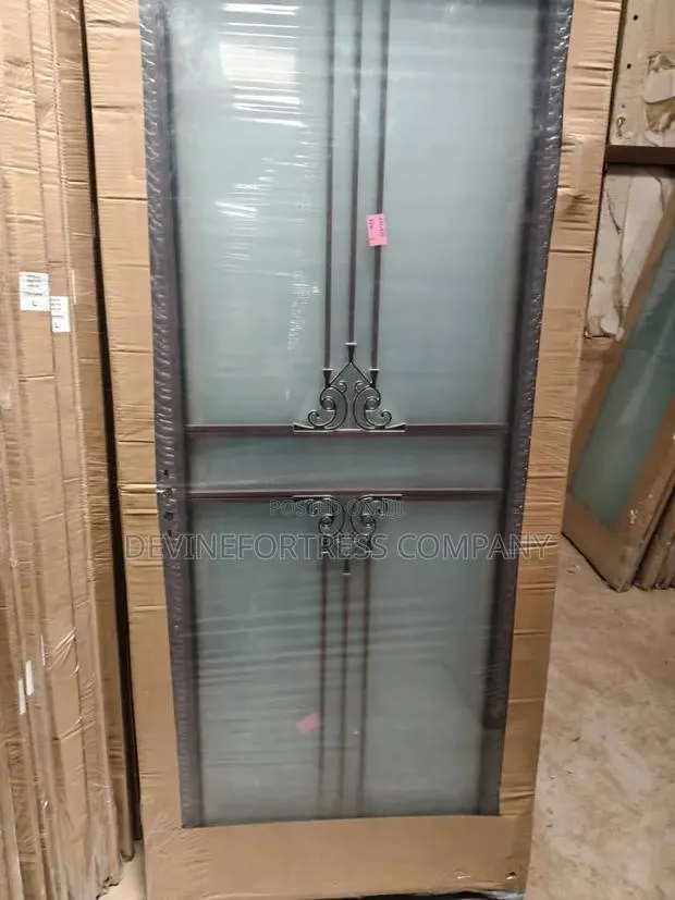 Quality Elegant Fiber Glass Bathroom Door Available in DFF Designs. · Photo 1