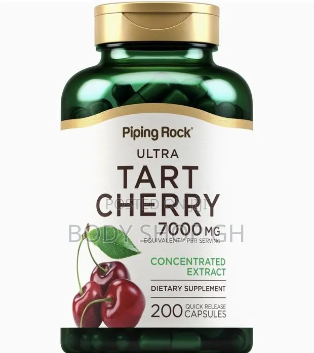 Piping Rock Tart Cherry Extract Capsules | 200 Pills | Ultra Strength · Photo 1