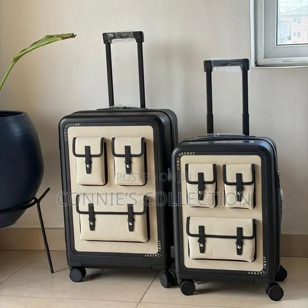 Jiemi Trendy Pocket-Front Suitcase · Photo 1