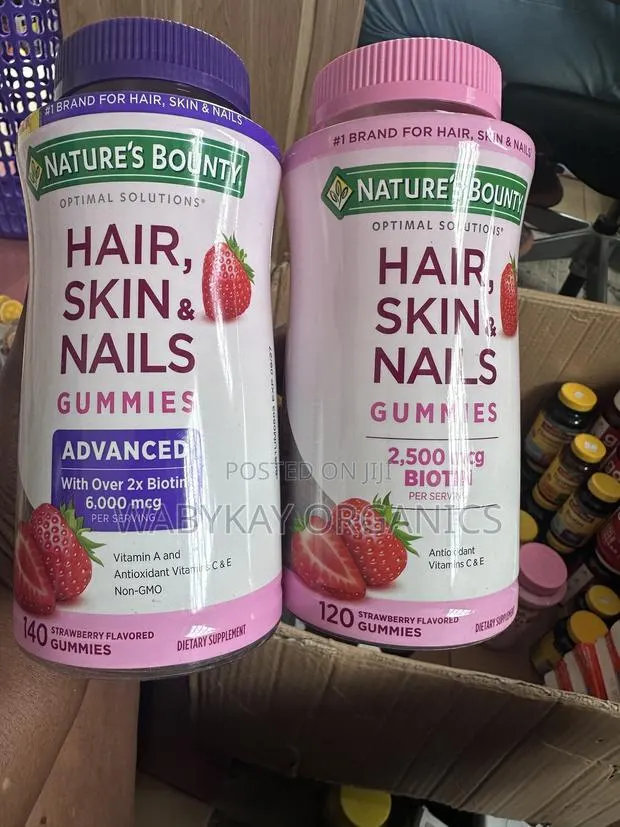 Nature Bounty Hair Skin and Nails 120 Gummies · Photo 1