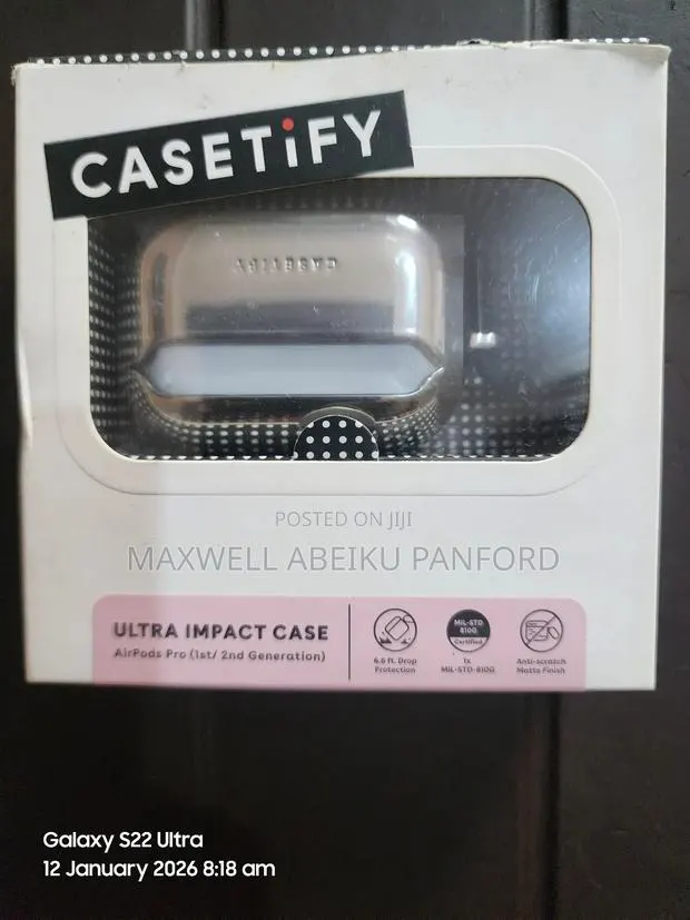 Casetify Ultra Impact Case For Apple Airpods Pro (1st/2nd Generation)