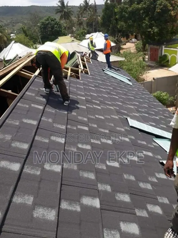 Black and White Euro Tiles and Installation · Photo 1
