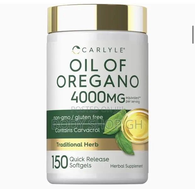Wild Oregano Oil Supplement | 150 Softgels | Gluten Free Formula · Photo 1