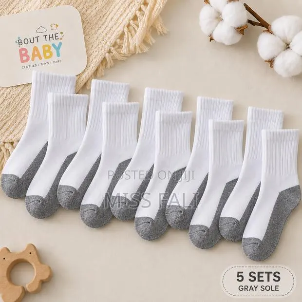 Ribbed Baby Socks. 5pairs 1-3years and 3-6years. · Photo 1