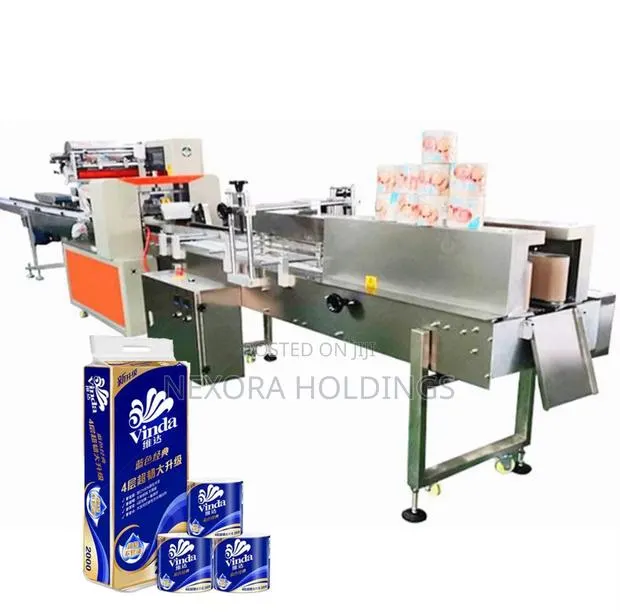 Automatic Toilet Tissue Paper Roll Production · Photo 1
