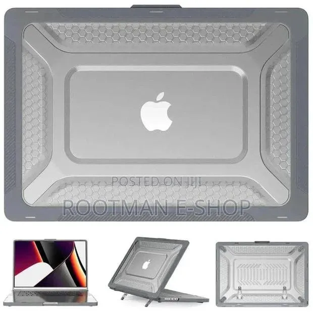 Honeycomb Kickstand Tpu Bumper Hard Shell Cover for Macbook Pro · Photo 1