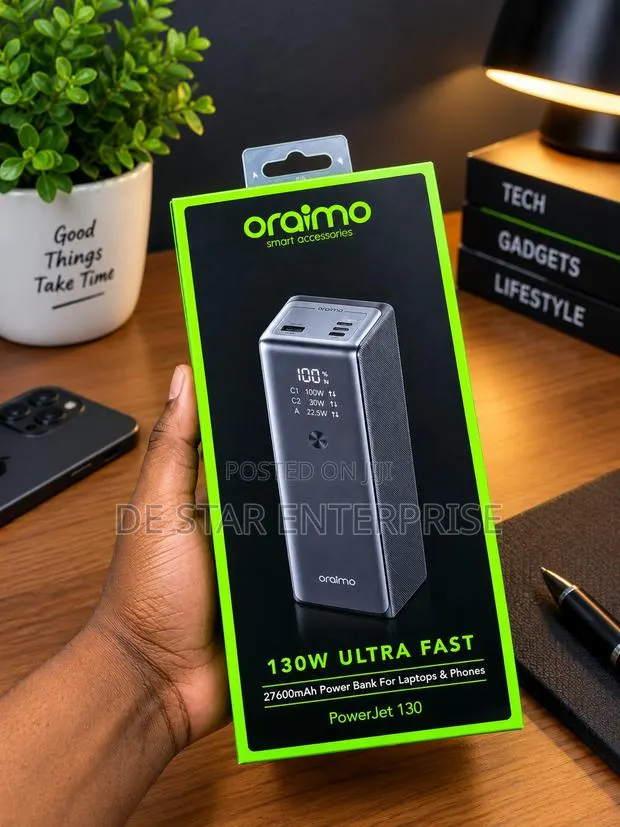 Oraimo Powerjet 130 Laptop Power Bank (27600mah) · Photo 1