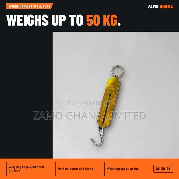Spring Hanging Scale 50Kg - 99-50-50 · Photo 1