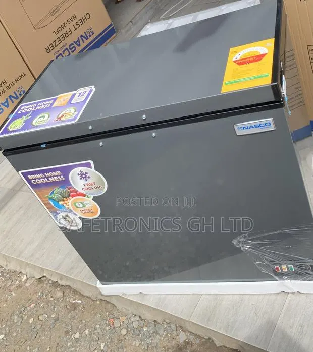 Newest Update > Grey 198L Nasco Nas-250fl 1 Door Freezer · Photo 1