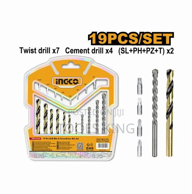 19 PCS Drill Bits Screwdriver Bits - Aksdb1901 · Photo 1