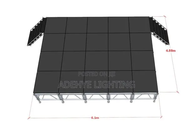 Platform,Trusses, Lighting System and Led Screen Pannels for Rentals · Photo 1