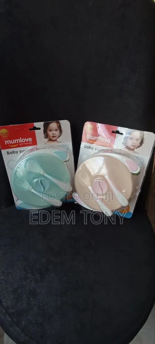 Mumlove Baby Suction Bowl Feeding Sets With Fork and Spoon · Photo 2
