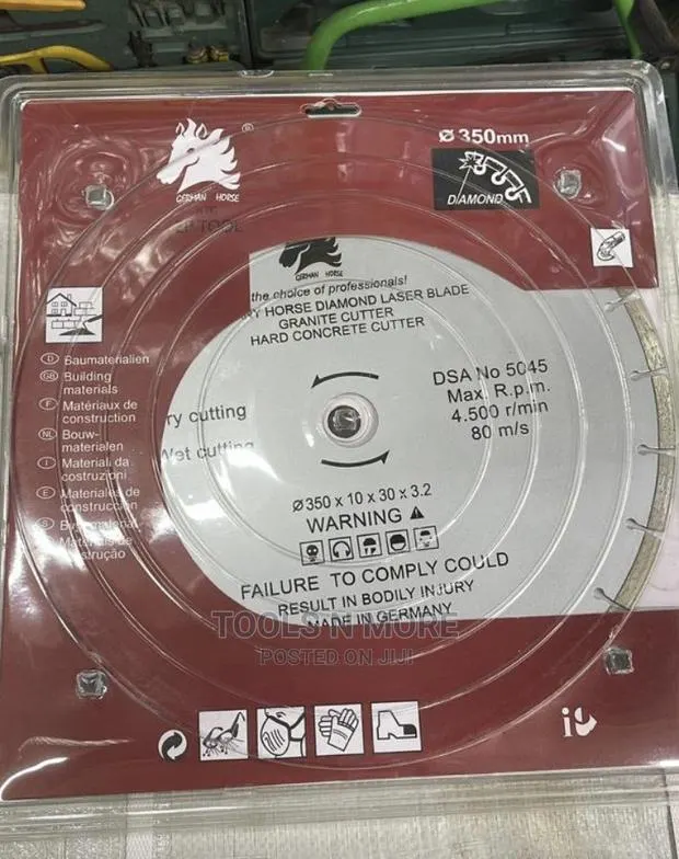 Horse Concrete Diamond Disc 14” · Photo 1