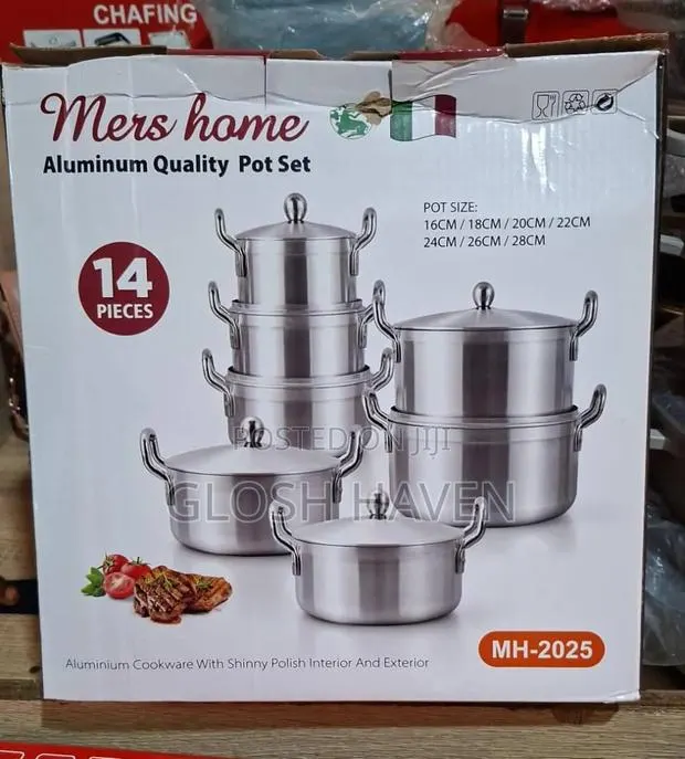 14pcs Aluminium Heavy Cookware Set · Photo 1
