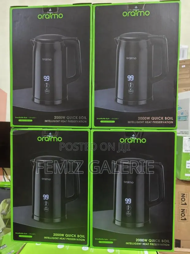 Oraimo SmartKettle Byte 2000W 304 Stainless Steel Electric Kettle · Photo 1