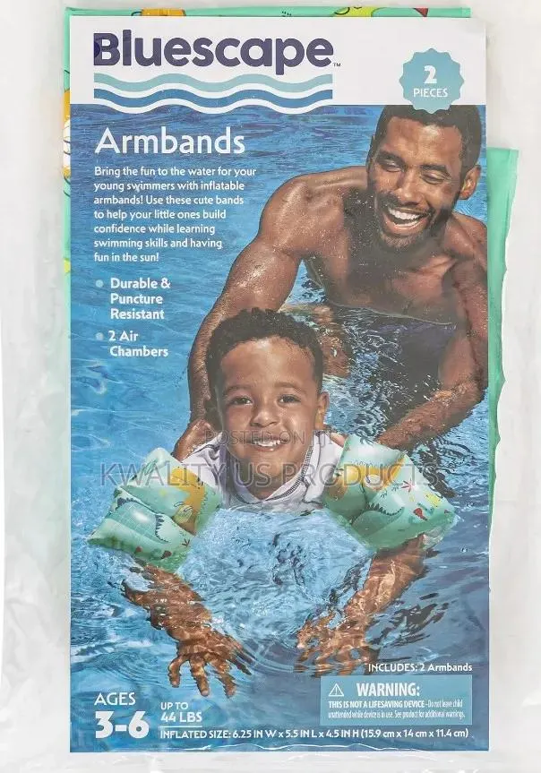 Bluescape Kids Swimming Armbands Floaters - 2 Pairs · Photo 1