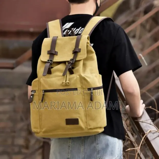 Khaki Backpack · Photo 1