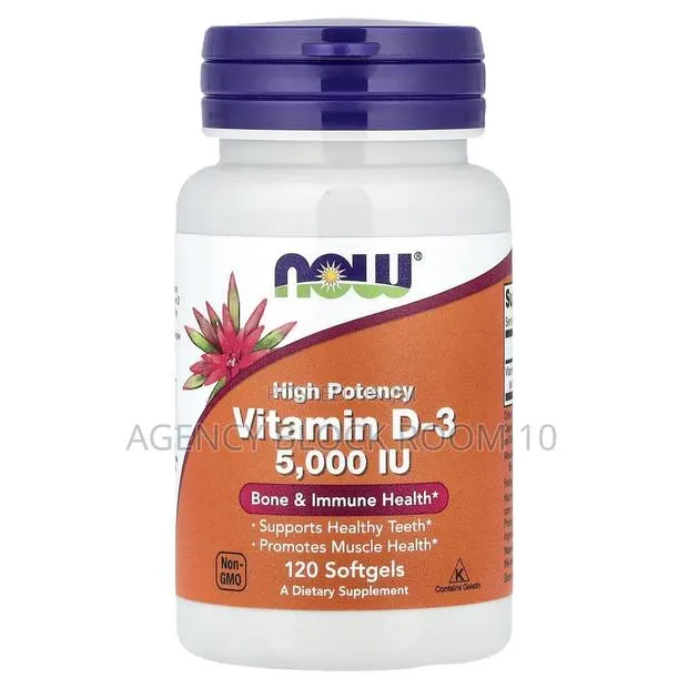 Vitamin D-3, High Potency, 125 MCG (5,000 Iu), 120 Softgels · Photo 1