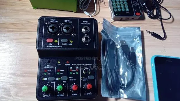 Q 12 Audio Mixer and Sound Card · Photo 1