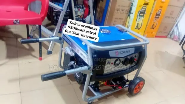 Reliable and Powerful Ecoolmax 7.5kva 8500watt Petrol · Photo 1