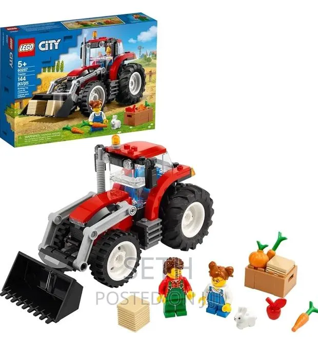 LEGO City Great Vehicles Tractor 60287 Building Toy Set · Photo 1