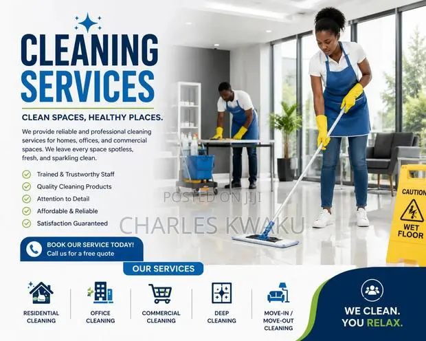 We Provide Cleaning Service for Residential, Commercial, Etc · Photo 1