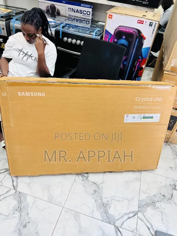 Order Authentic Samsung 55” Crystal Uhd Smart Tv(2024 Model) · Photo 1