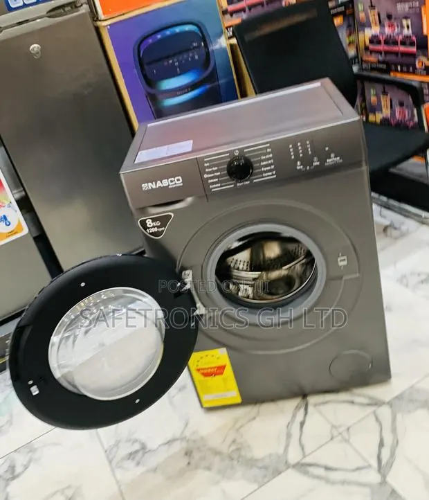 Get Excellent Nasco Washing Machine 8kg Front Load Full Automatic · Photo 1