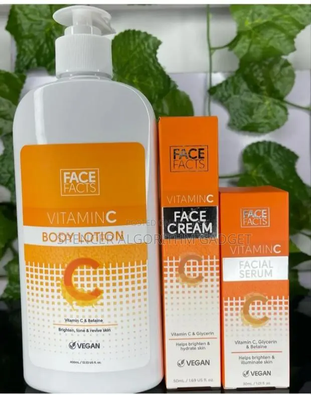 Face Facts Vit. C Set ( Lotion, Facial Cream and Serum) · Photo 1