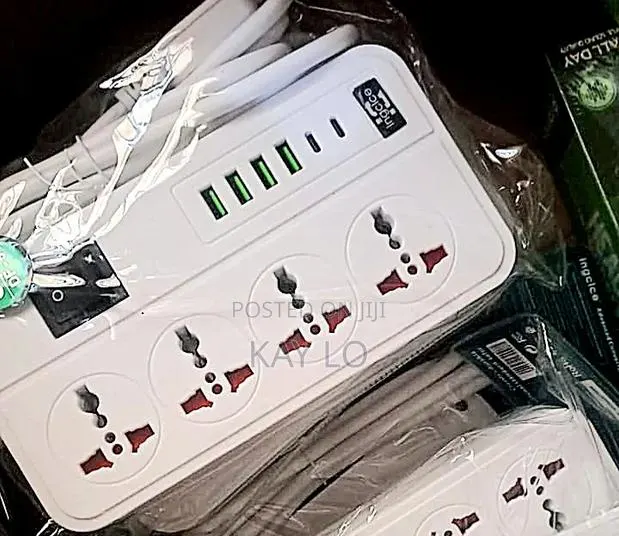 Multi Socket Extension With USB and Type C · Photo 1