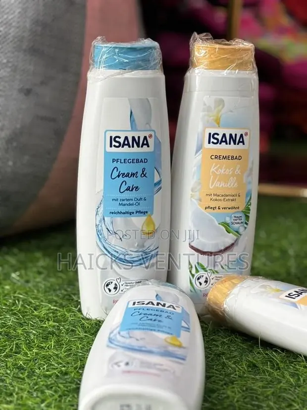 ISANA Bath Care 750ml Cream Care Almond Oil Coconut Vanilla Options · Photo 1