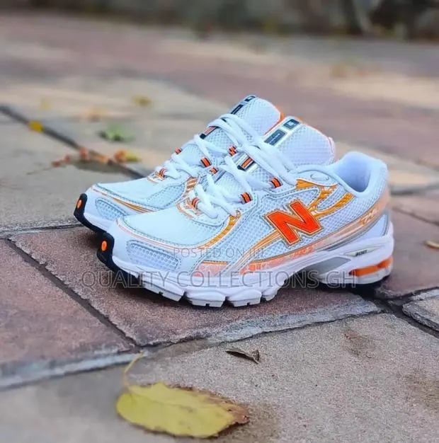 New Balance 1906 White and Orange · Photo 1